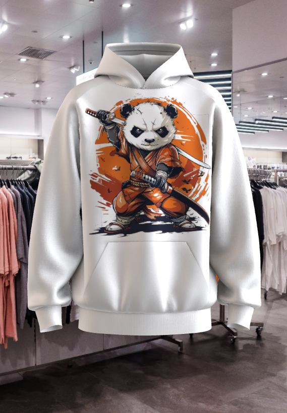 Sweat à capuche avec logo panda