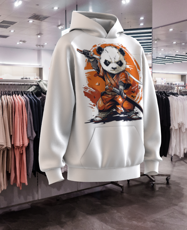 Sweat à capuche avec logo panda